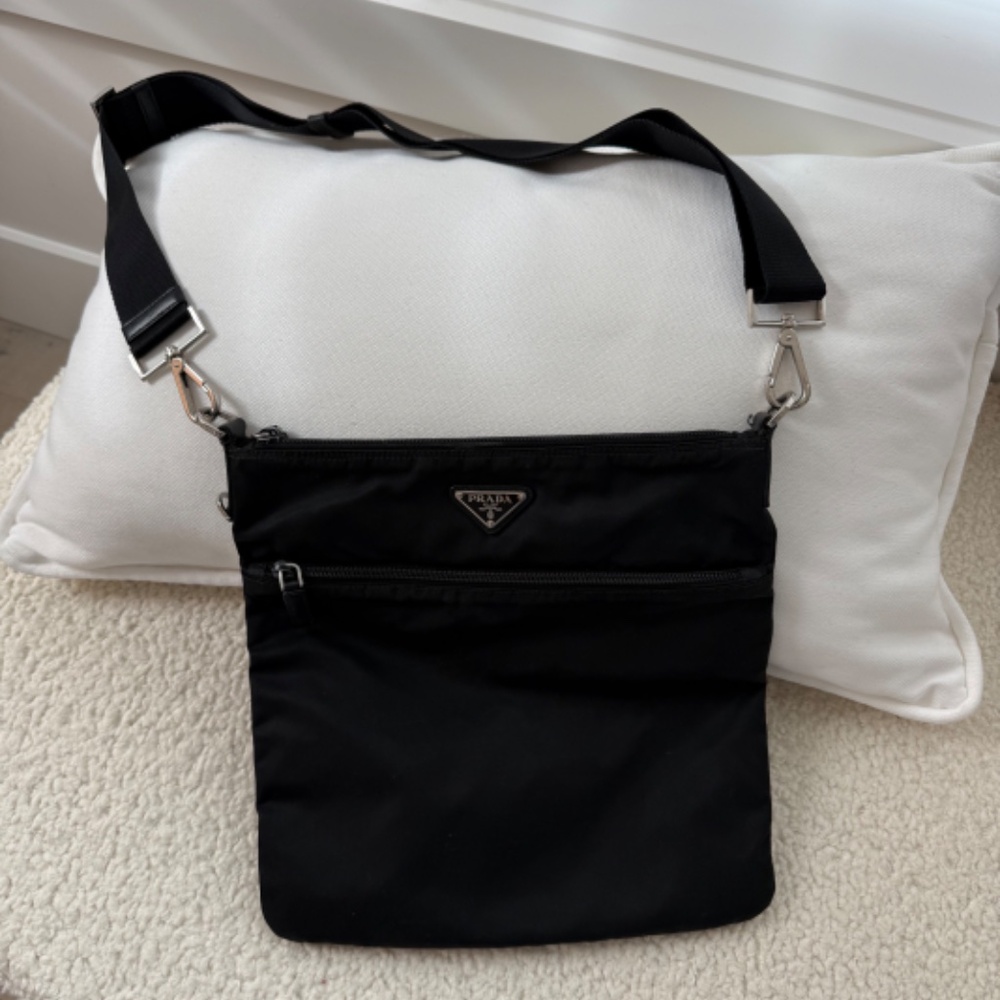 Prada Tessuto Messenger Bag , Black - Picture 3 of 5